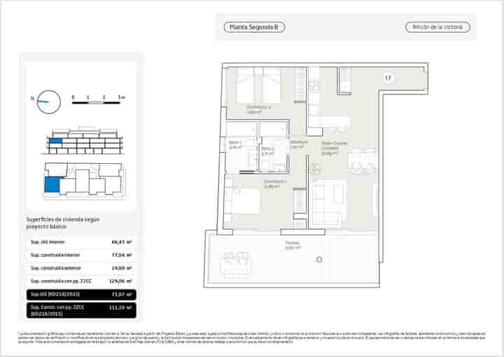 Apartamento para venda em Rincón de la Victoria