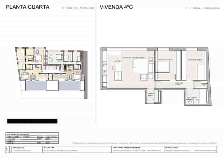 Apartamento para venda em Santiago de Compostela