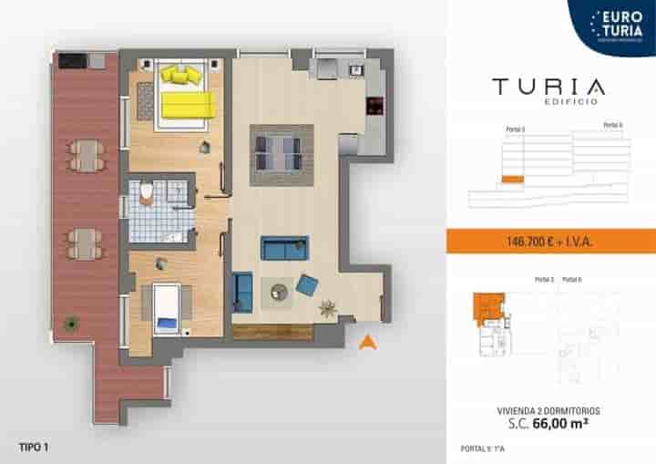 Apartamento para venda em Arroyo de la Encomienda