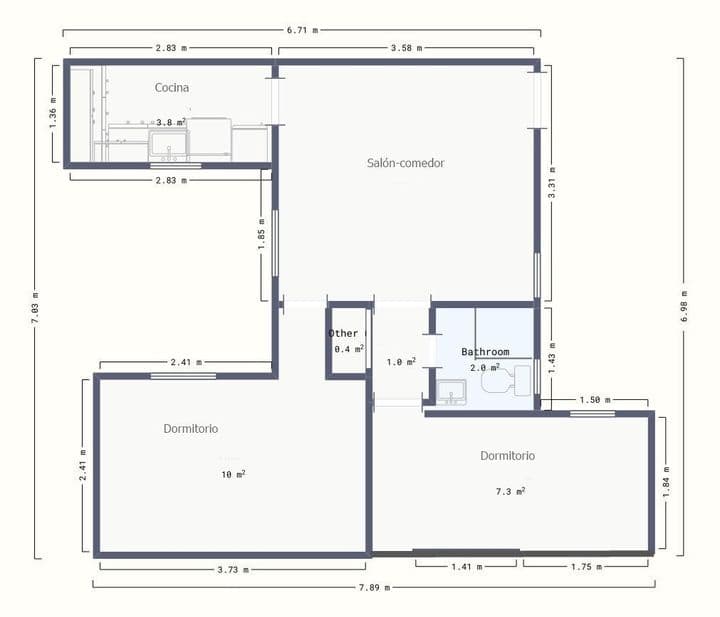 2 bedrooms apartment for rent in Castellon de la Plana, Spain - Image 11