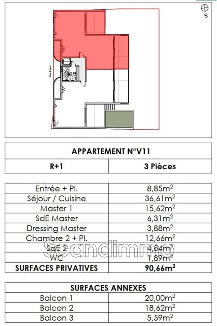 2 bedrooms apartment for sale in Cannes, France - Image 3