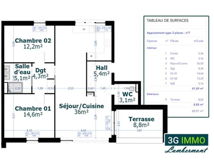 2 bedrooms apartment for sale in Villers-la-Montagne, France