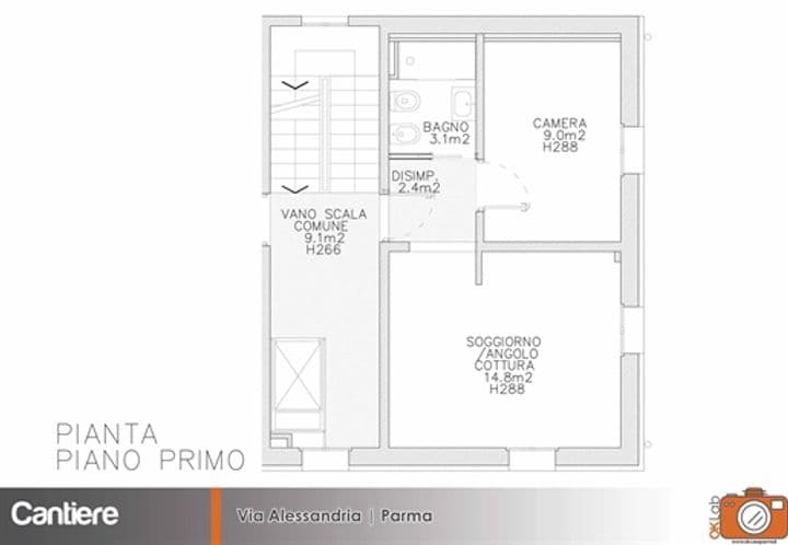 1 bedroom apartment for sale in Parma, Italy - Image 2